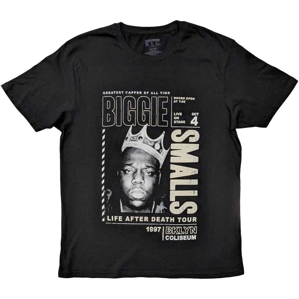 Biggie Smalls - Life After Death Tour Heren Tshirt - Zwart